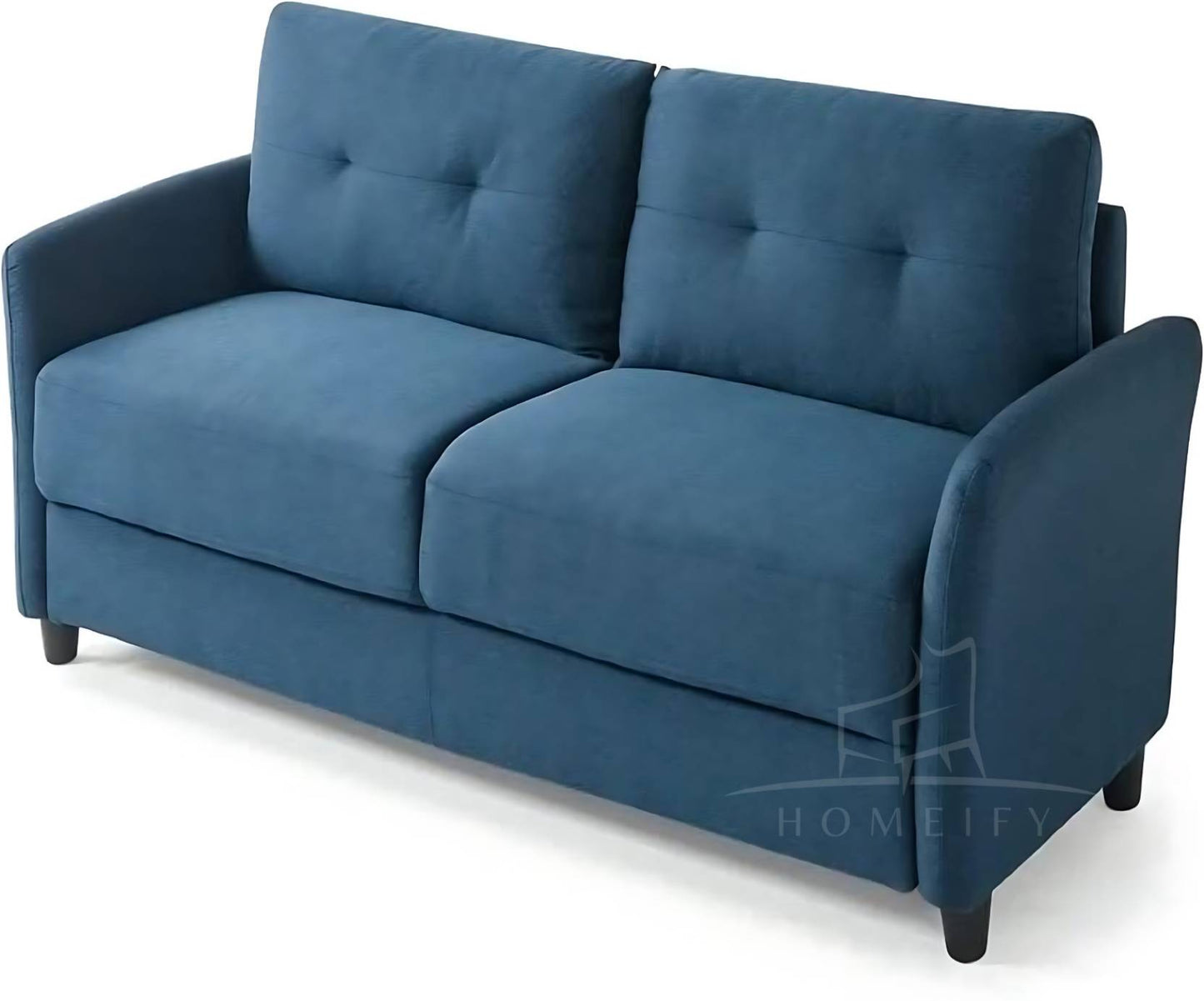 Homeify Zinus 3 Seater Fabric Sofa Set for Living Room Fabric 3 Seater Sofa (Finish Color - Blue, DIY(Do-It-Yourself)