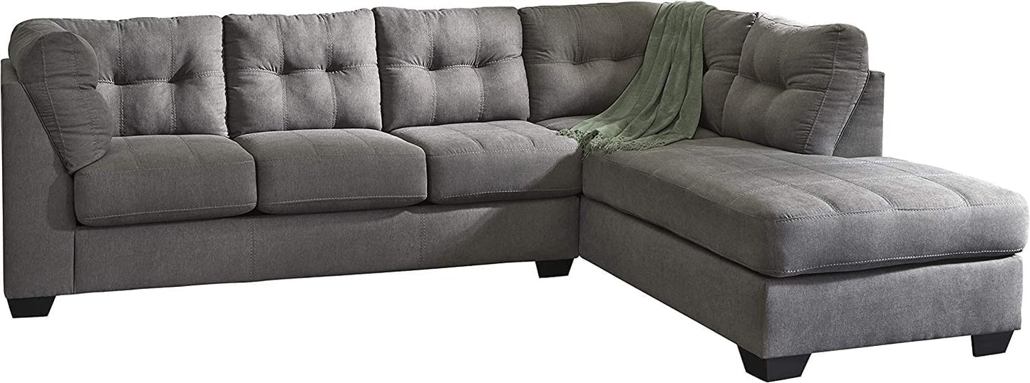 Homeify Fox Wooden 6 Seater Fabric L Shape Sofa Set for Living Room (Premium Velvet,Right Side,Grey)