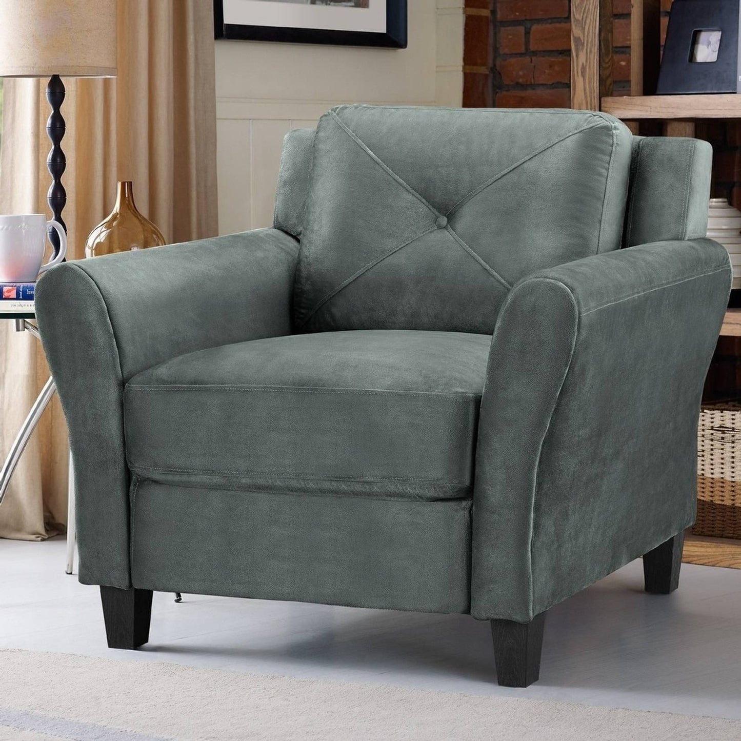 Homeify Edward 6 Seater Modern Fabric Sofa Set for Living Room Fabric 3 + 2 + 1 Sofa Set (Grey, DIY(Do-It-Yourself)