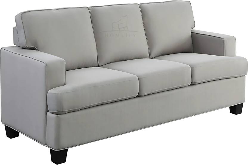 Homeify Foster 3+3+2 Seater Fabric Living Room Sofa Set Fabric 8 Seater Sofa (Finish Color - Grey, DIY (Do-It-Yourself)