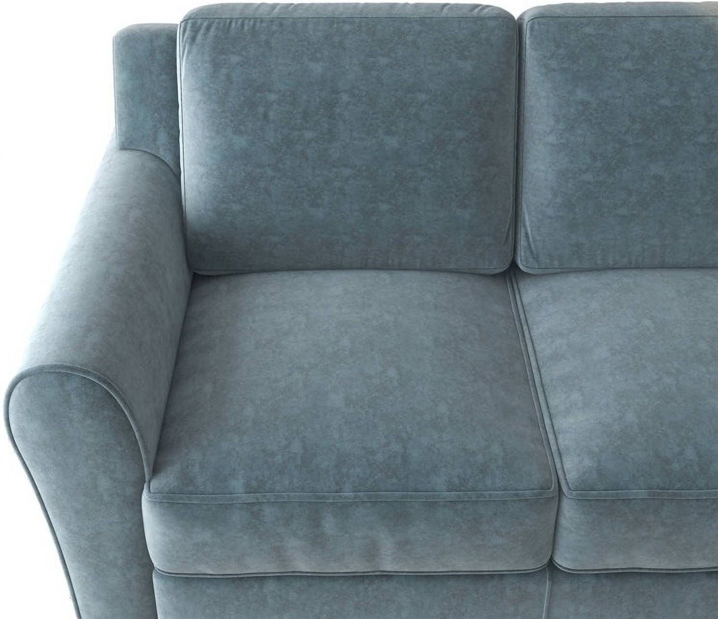Homeify Ewan 5 Seater Modern Comfy Sofa Set for Living Room Fabric 3 + 2 Sofa Set  (Grey, DIY(Do-It-Yourself)