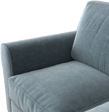 Homeify Ewan 5 Seater Modern Comfy Sofa Set for Living Room Fabric 3 + 2 Sofa Set  (Grey, DIY(Do-It-Yourself)