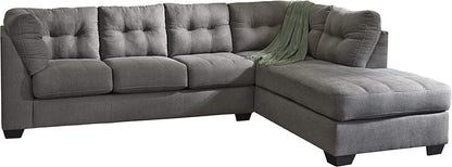 Homeify Fox Wooden 6 Seater Fabric L Shape Sofa Set for Living Room (Premium Velvet,Right Side,Grey)