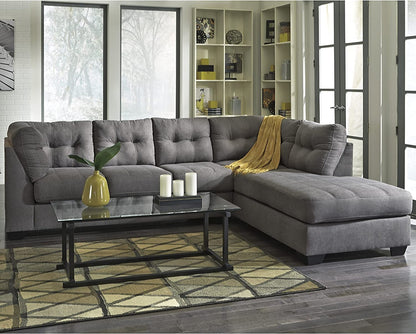 Homeify Fox Wooden 6 Seater Fabric L Shape Sofa Set for Living Room (Premium Velvet,Right Side,Grey)