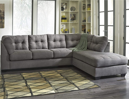 Homeify Fox Wooden 6 Seater Fabric L Shape Sofa Set for Living Room (Premium Velvet,Right Side,Grey)