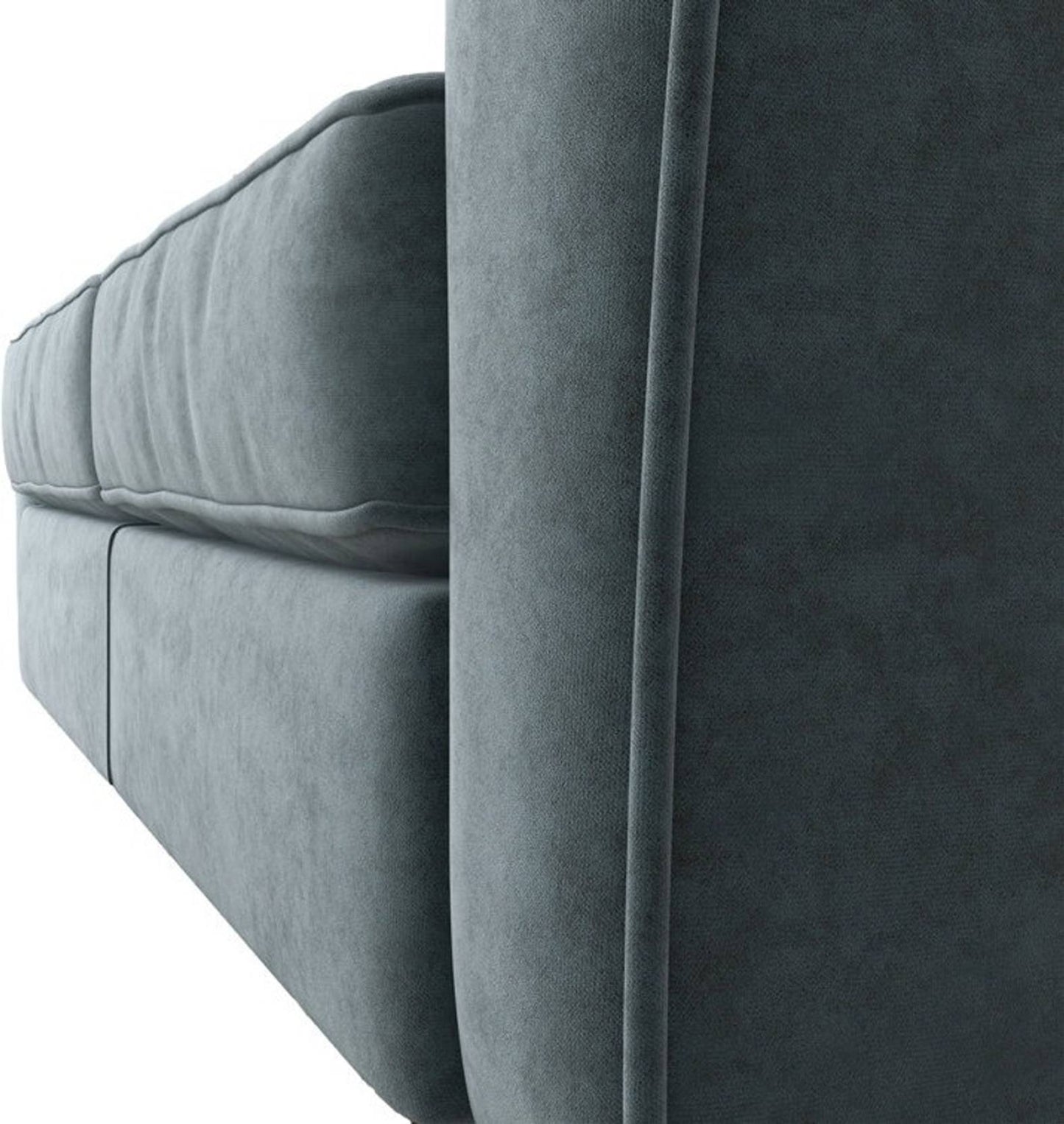 Homeify Ewan 5 Seater Modern Comfy Sofa Set for Living Room Fabric 3 + 2 Sofa Set  (Grey, DIY(Do-It-Yourself)
