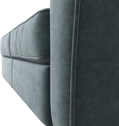 Homeify Ewan 5 Seater Modern Comfy Sofa Set for Living Room Fabric 3 + 2 Sofa Set  (Grey, DIY(Do-It-Yourself)