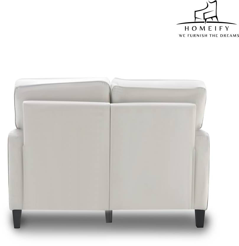 Homeify Nirvan 3 Seater Fabric Upholstered Sofa Set for Living Room Fabric 3 Seater  Sofa  (Finish Color - White, DIY(Do-It-Yourself)