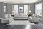 Homeify Foster 3+3+2 Seater Fabric Living Room Sofa Set Fabric 8 Seater Sofa (Finish Color - Grey, DIY (Do-It-Yourself)